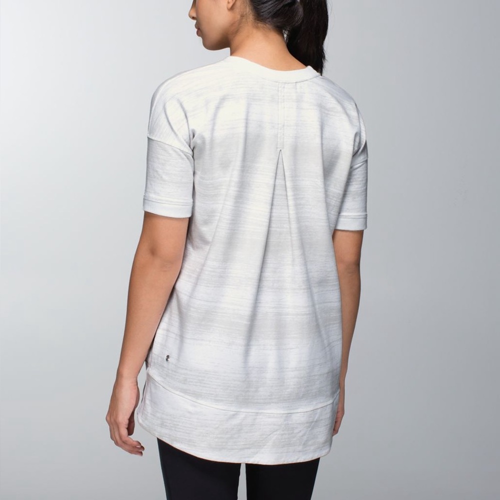 Lululemon Mudra Sweatshirt Righteous Stripe White